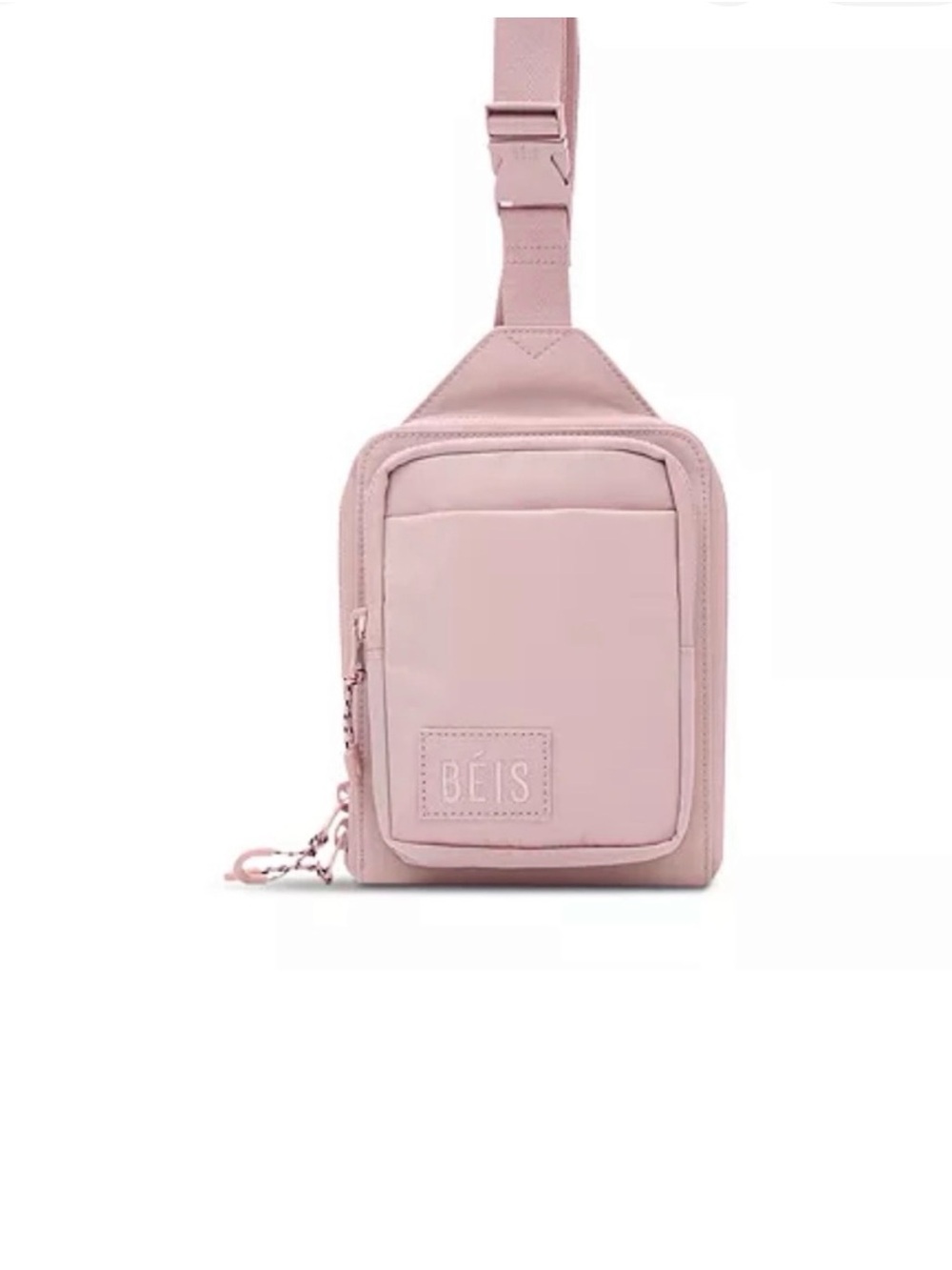 BEIS Blush Pink Compact Crossbody Sling